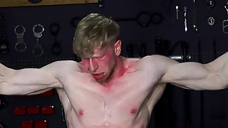 Hot Young Jock Jesse Stone Sentenced To Total Domination in BDSM Dungeon  - DreamBoyBondage&period;com